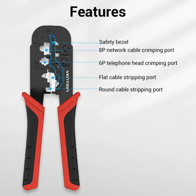 Vention Multi-function Crimping Tool Black - Image 5