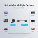 Vention HDMI 270 Degree Male to Female Adapter Black - Image 6