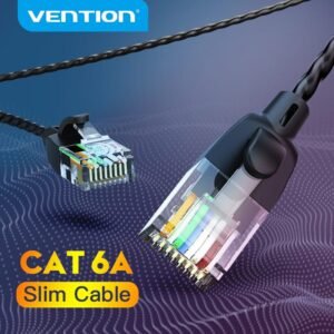 Vention Cat.6A UTP Patch Cable Black Slim Type - Image 2