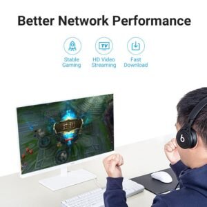 Vention Cat.6A UTP Patch Cable Black Slim Type - Image 4