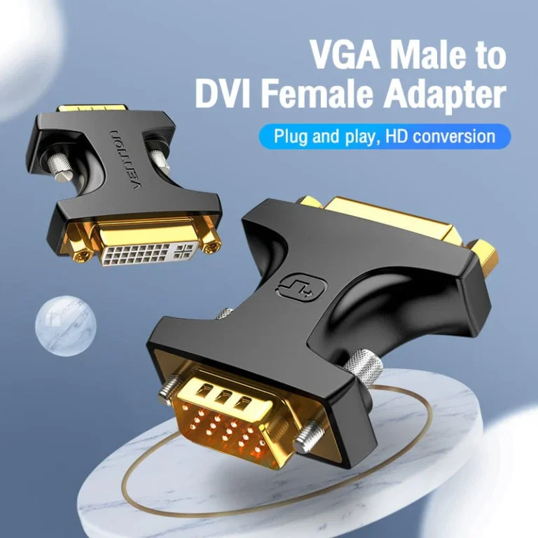 Vention VGA Male to DVI Female Adapter Black - Image 2